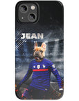 Funda para teléfono personalizada 'France Doggos Soccer'