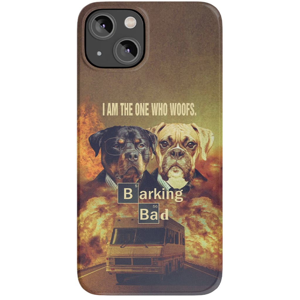 Funda personalizada para teléfono con 2 mascotas &#39;Barking Bad&#39;