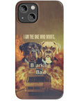 Funda personalizada para teléfono con 2 mascotas 'Barking Bad'