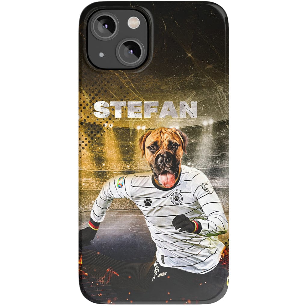 Funda para móvil personalizada &#39;Alemania Doggos Soccer&#39;