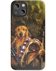 Funda personalizada para teléfono con 2 mascotas 'Chewdogga &amp; Dogg-E-Wok'