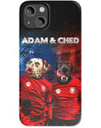 Funda personalizada para teléfono con 2 mascotas 'Czech Doggos'