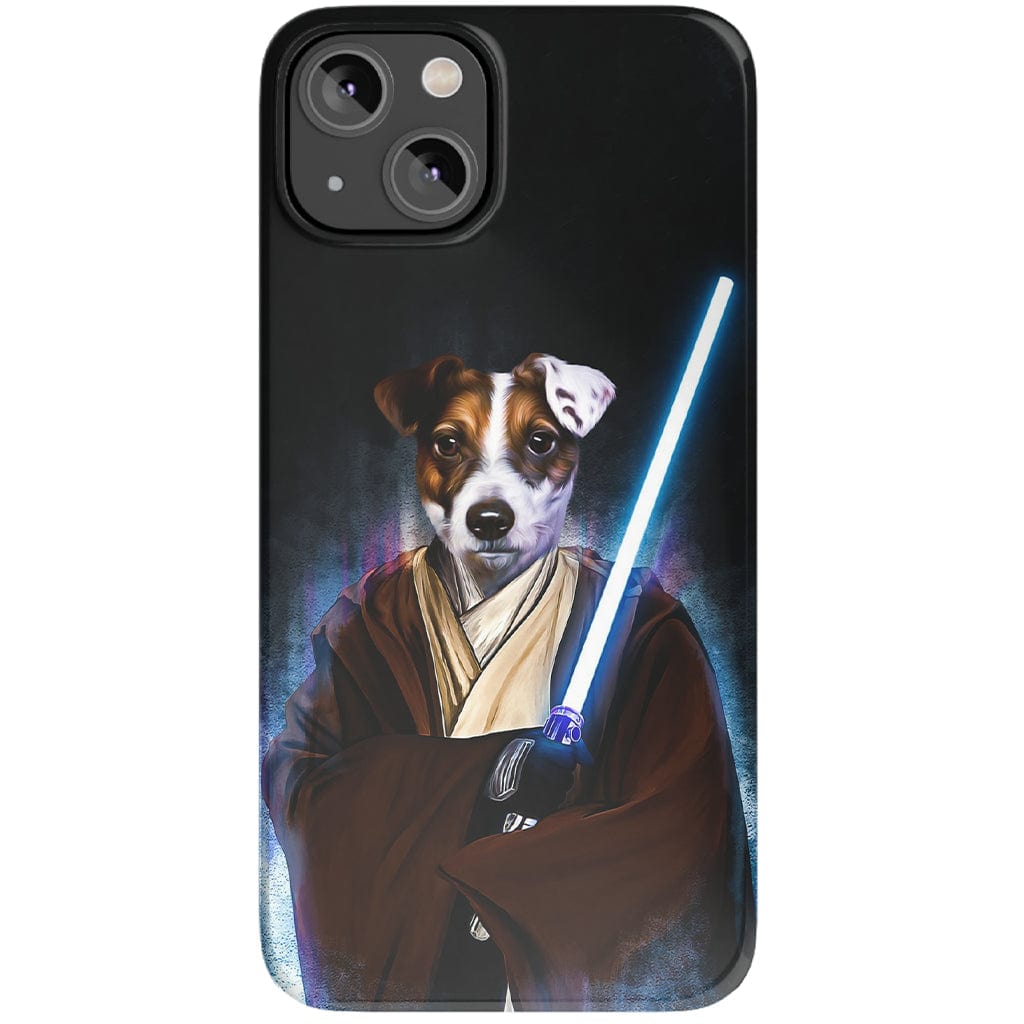 Funda para móvil personalizada &#39;Doggo-Jedi&#39;