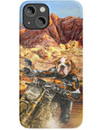 Funda para móvil personalizada 'Dogati Rider'