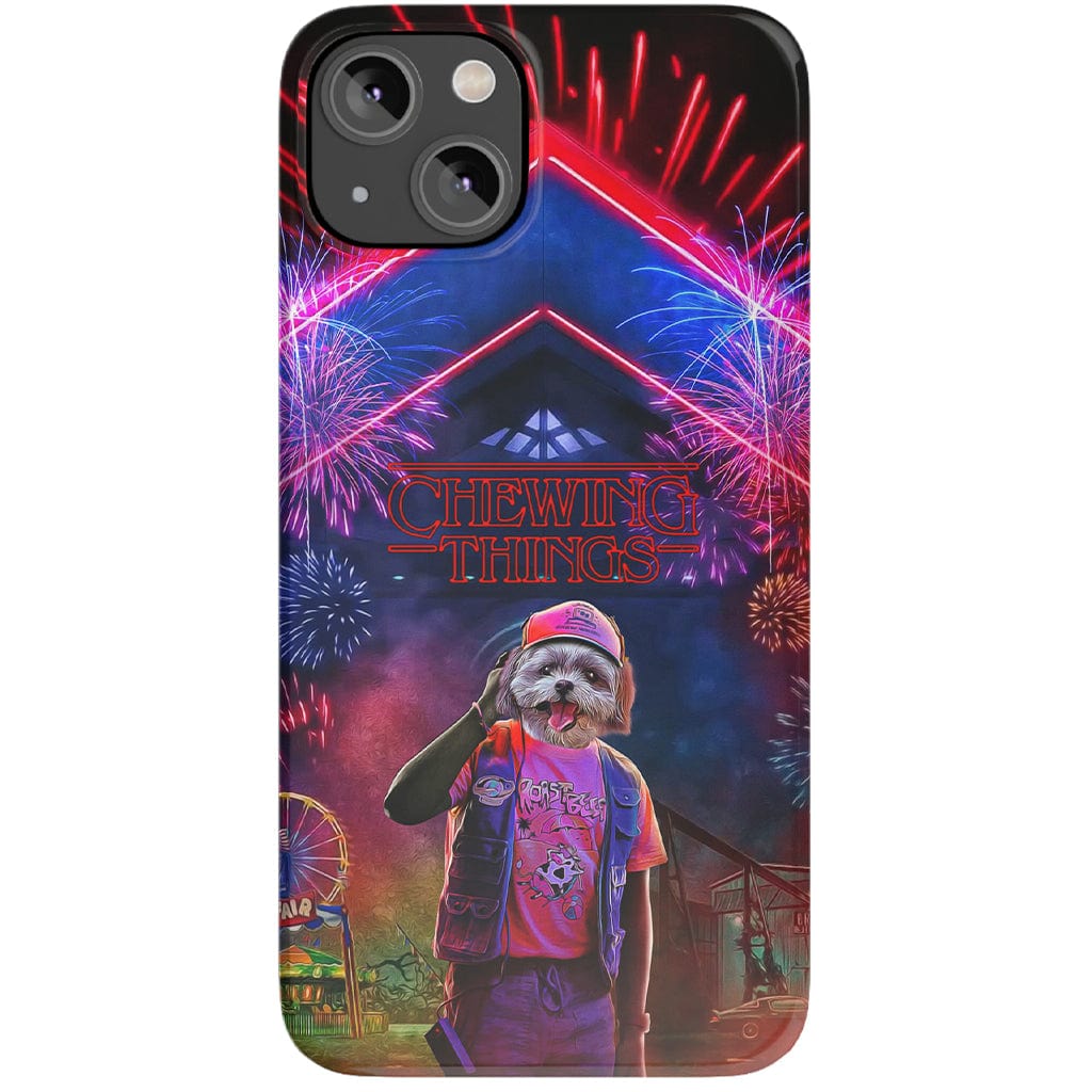 Funda para móvil personalizada &#39;Masticar cosas&#39;