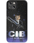 Funda para móvil personalizada 'Gato de negro'