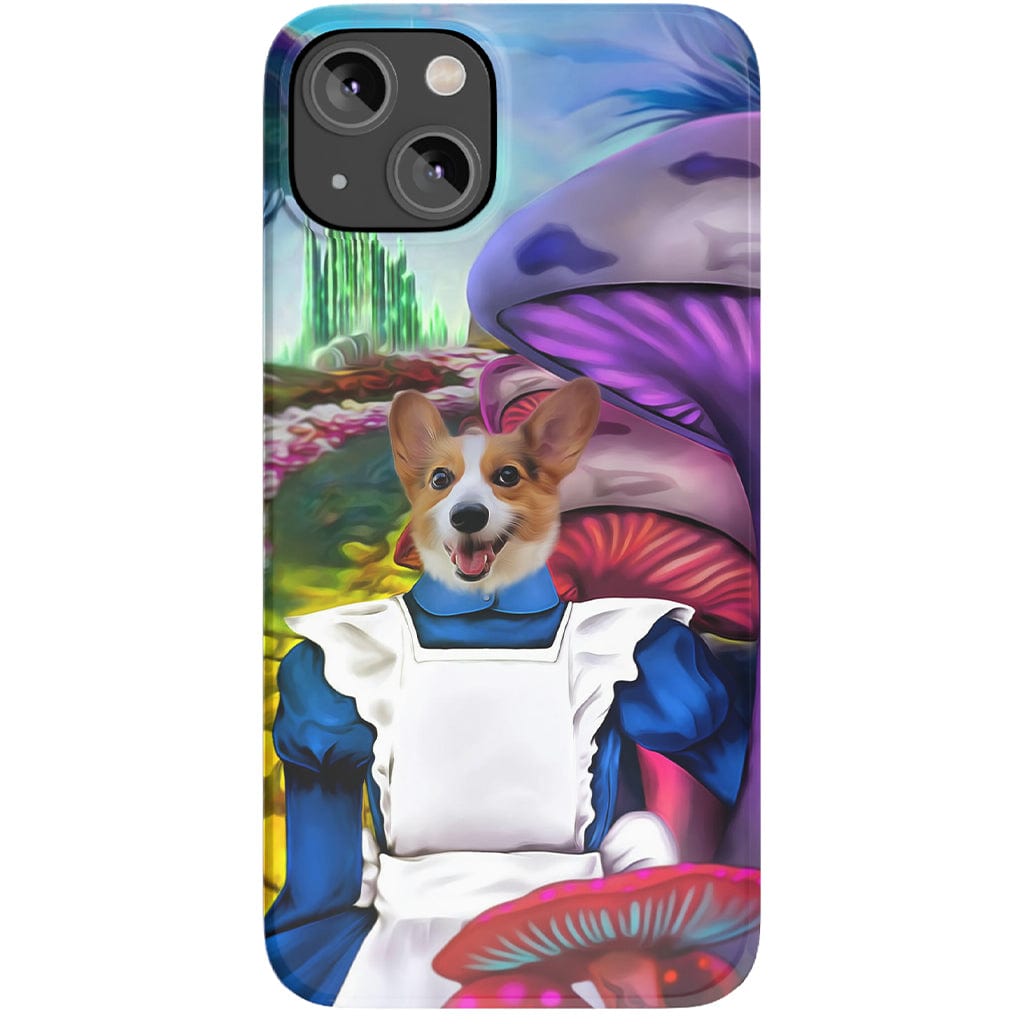 Funda para móvil personalizada &#39;Alicia en Doggoland&#39;