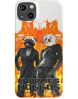 Funda personalizada para teléfono con 2 mascotas 'Charlie's Doggos'