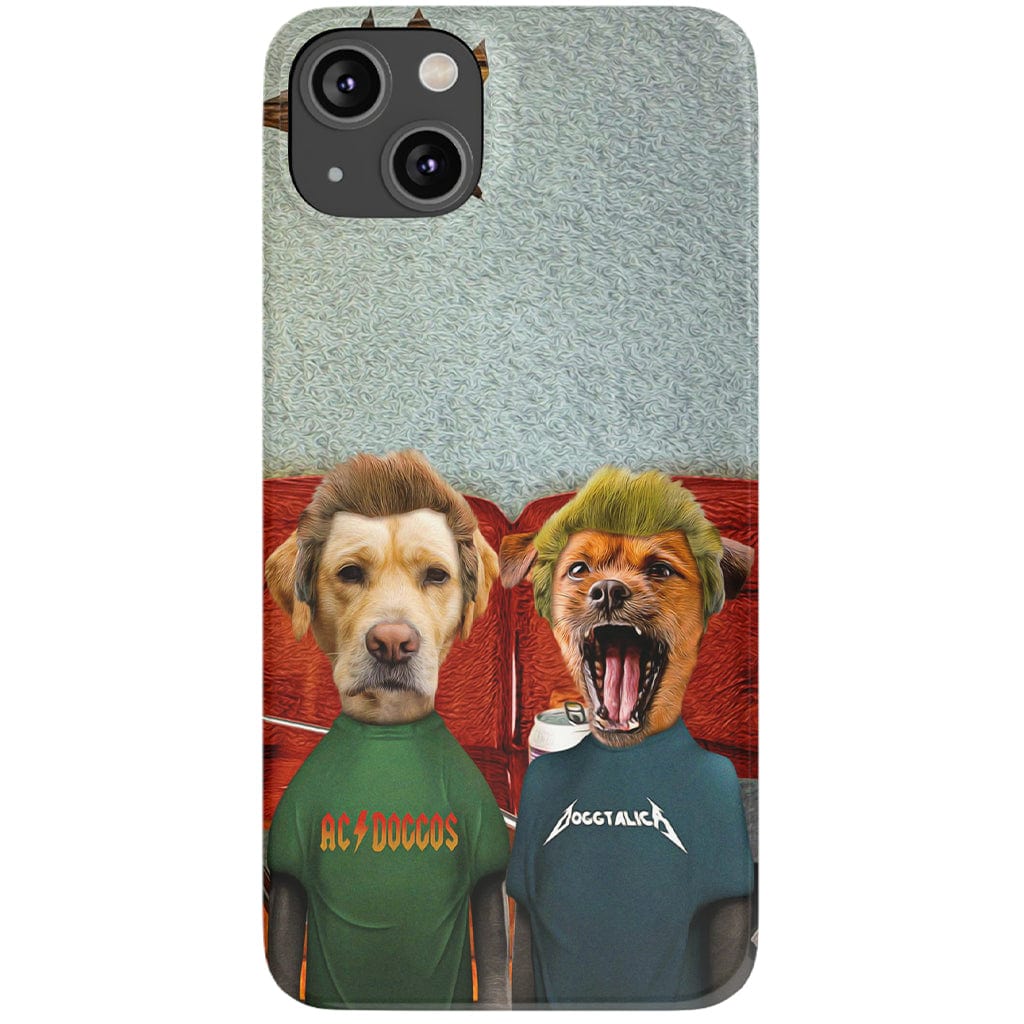 Funda personalizada para teléfono con 2 mascotas &#39;Beavis y Buttsniffer&#39;