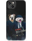 Funda personalizada para teléfono con 2 mascotas 'AC/Doggos'