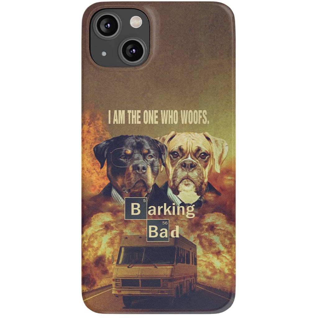 Funda personalizada para teléfono con 2 mascotas &#39;Barking Bad&#39;