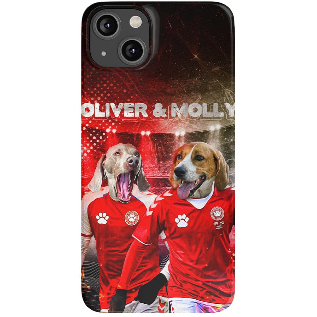 &#39;Denmark Doggos&#39; Funda personalizada para teléfono con 2 mascotas