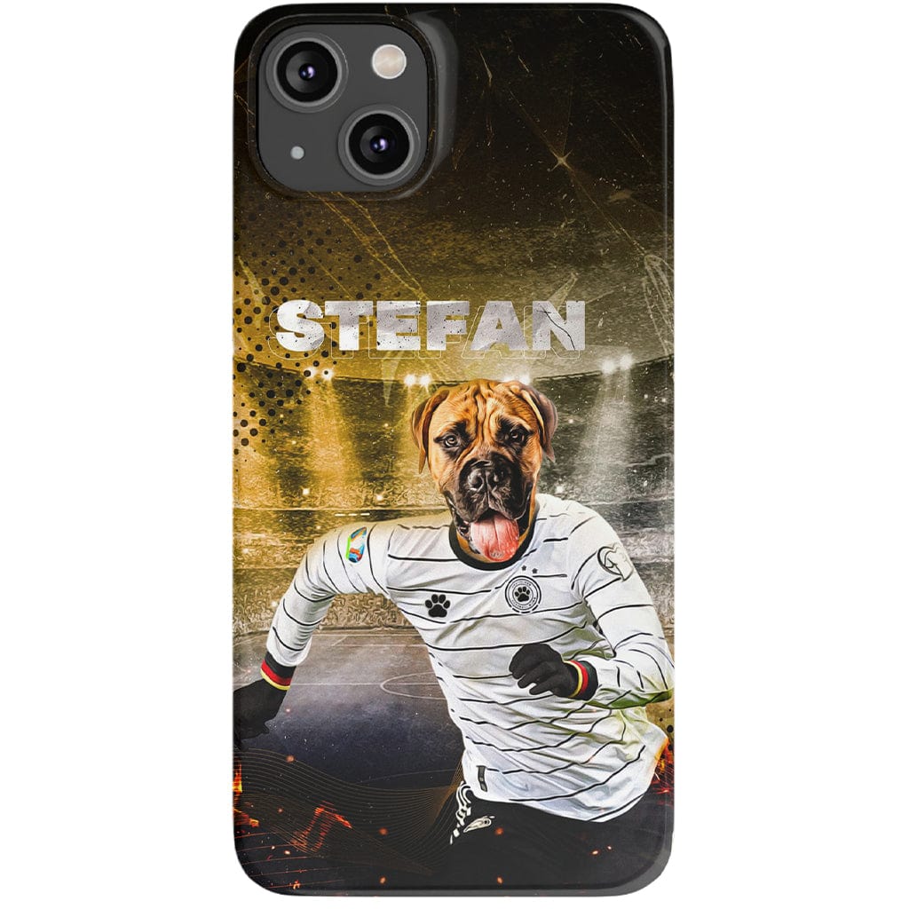 Funda para móvil personalizada &#39;Alemania Doggos Soccer&#39;