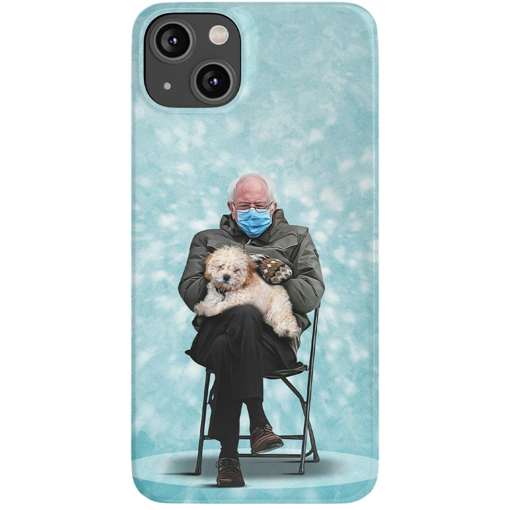 Funda para móvil personalizada &#39;Bernard y su mascota&#39;