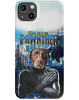 Funda para teléfono personalizada 'Black Pawnther'