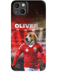 Funda para móvil personalizada 'Dinamarca Doggos Soccer'