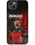 Funda para móvil personalizada 'Belgium Doggos Soccer'