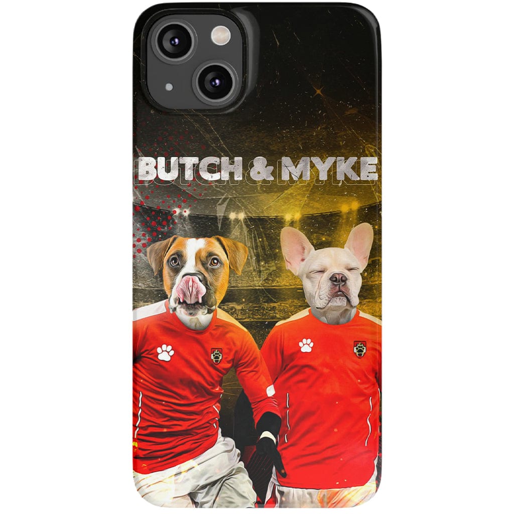 &#39;Austria Doggos&#39; Funda personalizada para teléfono con 2 mascotas