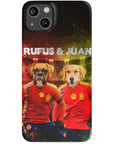 'Spain Doggos' Funda personalizada para teléfono con 2 mascotas