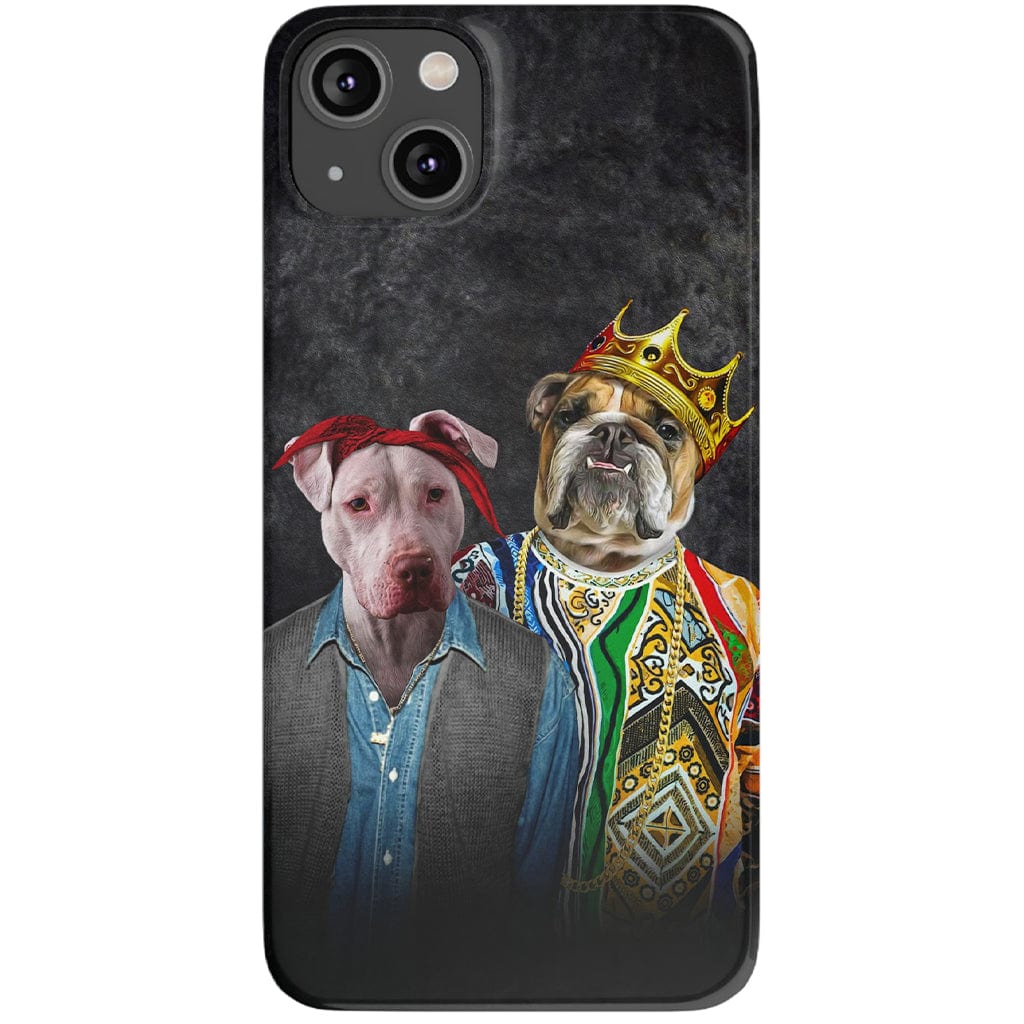 Funda personalizada para teléfono con 2 mascotas &#39;2Paw And Notorious DOG&#39;