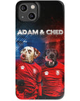 Funda personalizada para teléfono con 2 mascotas 'Czech Doggos'