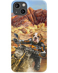 Funda para móvil personalizada 'Dogati Rider'