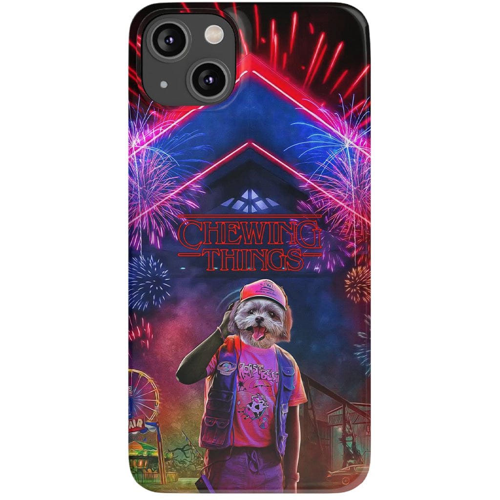 Funda para móvil personalizada &#39;Masticar cosas&#39;