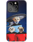 'Doggo-Trek' Funda personalizada para teléfono con 3 mascotas