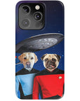 Funda personalizada para teléfono con 2 mascotas 'Doggo-Trek'