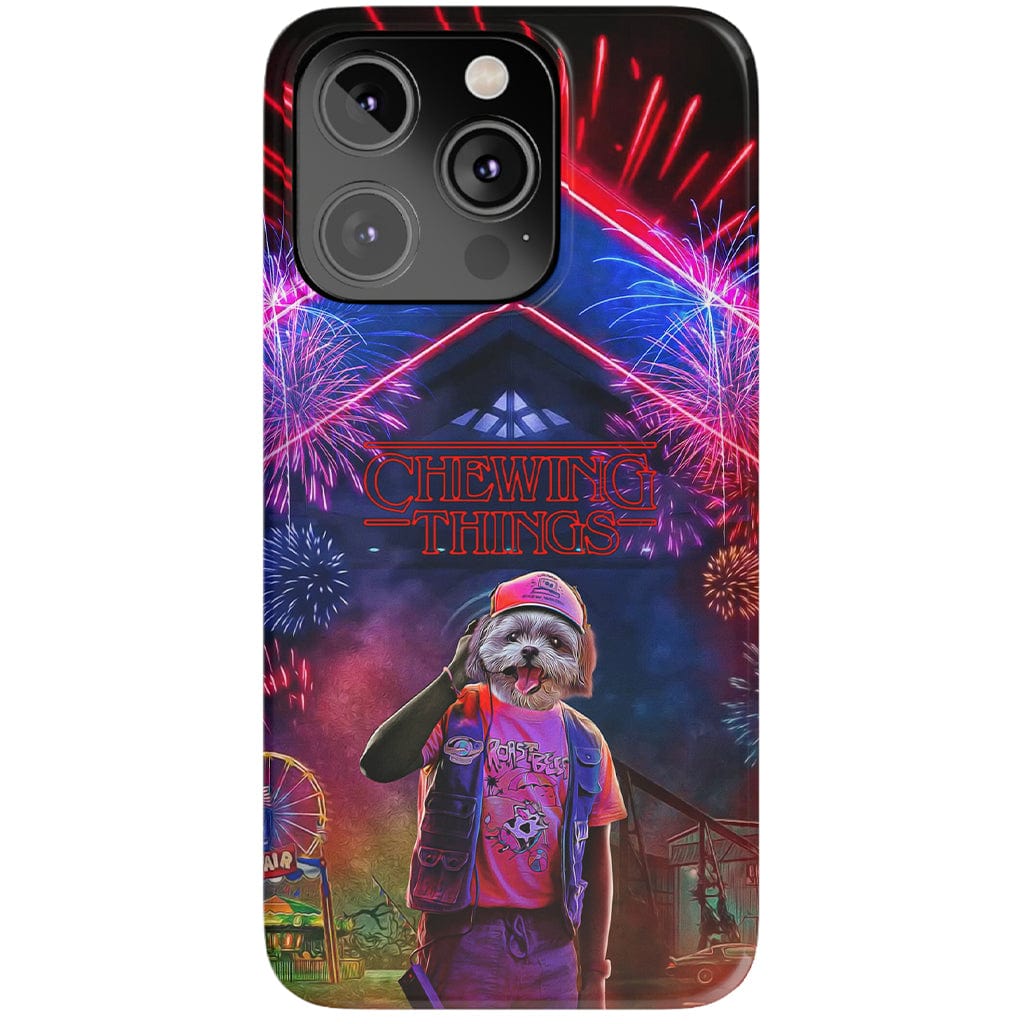 Funda para móvil personalizada &#39;Masticar cosas&#39;