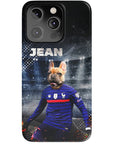 Funda para teléfono personalizada 'France Doggos Soccer'