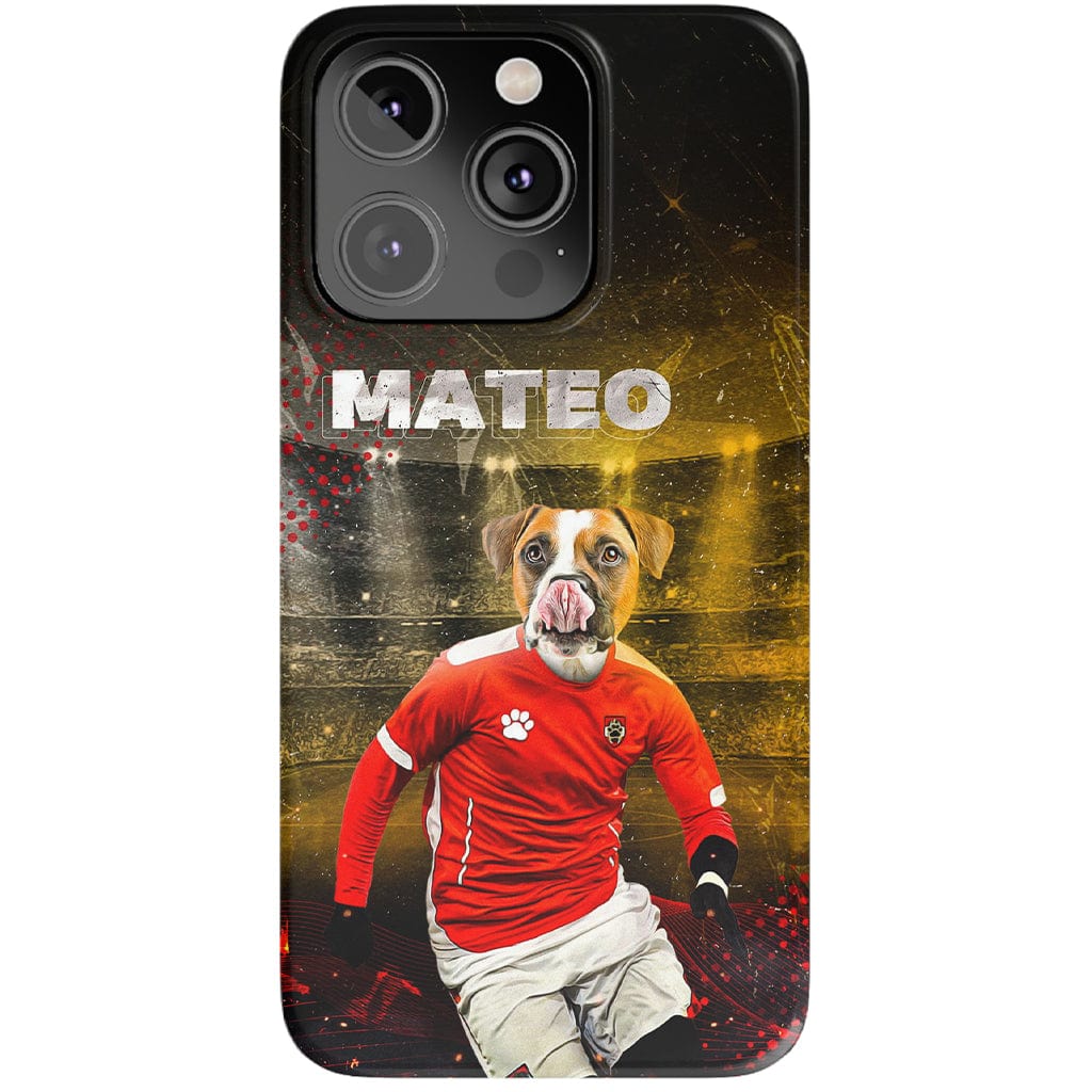 Funda para móvil personalizada &#39;Austria Doggos Soccer&#39;