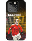 Funda para móvil personalizada 'Austria Doggos Soccer'