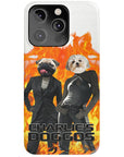 Funda personalizada para teléfono con 2 mascotas 'Charlie's Doggos'