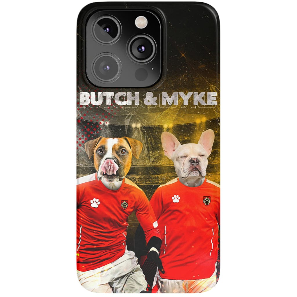 &#39;Austria Doggos&#39; Funda personalizada para teléfono con 2 mascotas