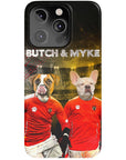 'Austria Doggos' Funda personalizada para teléfono con 2 mascotas