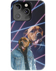 Funda personalizada para teléfono con mascota '1980s Lazer Portrait'