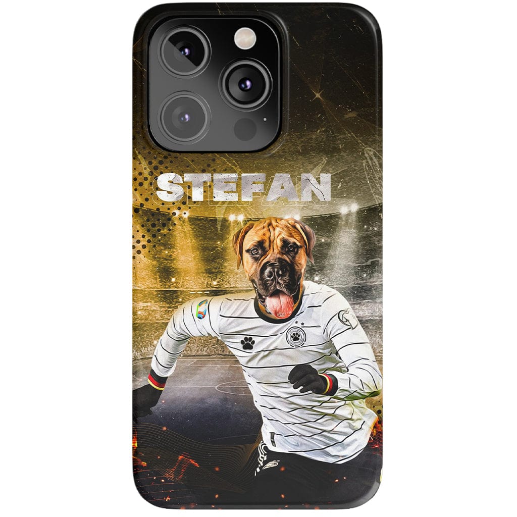 Funda para móvil personalizada &#39;Alemania Doggos Soccer&#39;