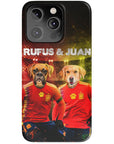 'Spain Doggos' Funda personalizada para teléfono con 2 mascotas