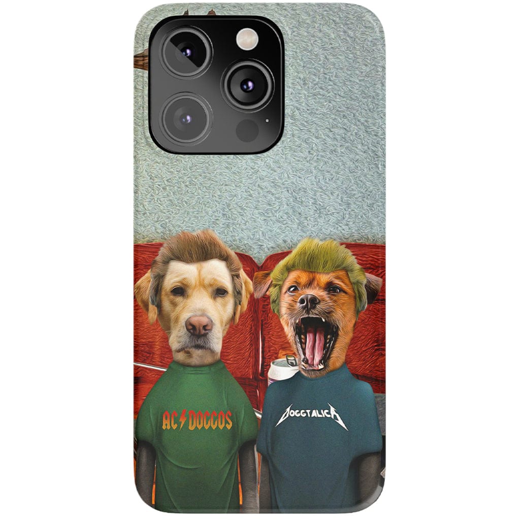 Funda personalizada para teléfono con 2 mascotas &#39;Beavis y Buttsniffer&#39;