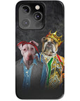 Funda personalizada para teléfono con 2 mascotas '2Paw And Notorious DOG'