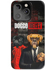 Funda personalizada para teléfono con 2 mascotas 'Doggo Heist'