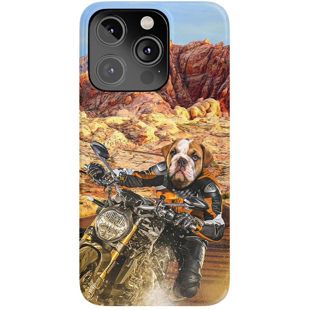 Funda para móvil personalizada &#39;Dogati Rider&#39;