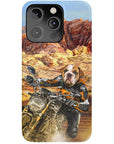 Funda para móvil personalizada 'Dogati Rider'