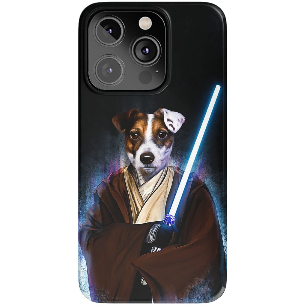 Funda para móvil personalizada &#39;Doggo-Jedi&#39;