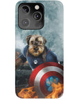 Funda para teléfono personalizada 'Capitán Doggmerica'