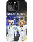 Funda personalizada para teléfono con 2 mascotas 'England Doggos'