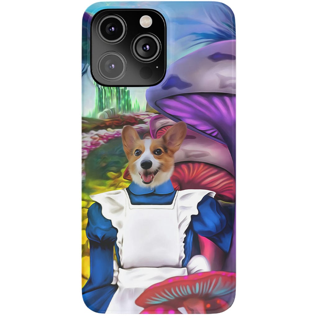 Funda para móvil personalizada &#39;Alicia en Doggoland&#39;