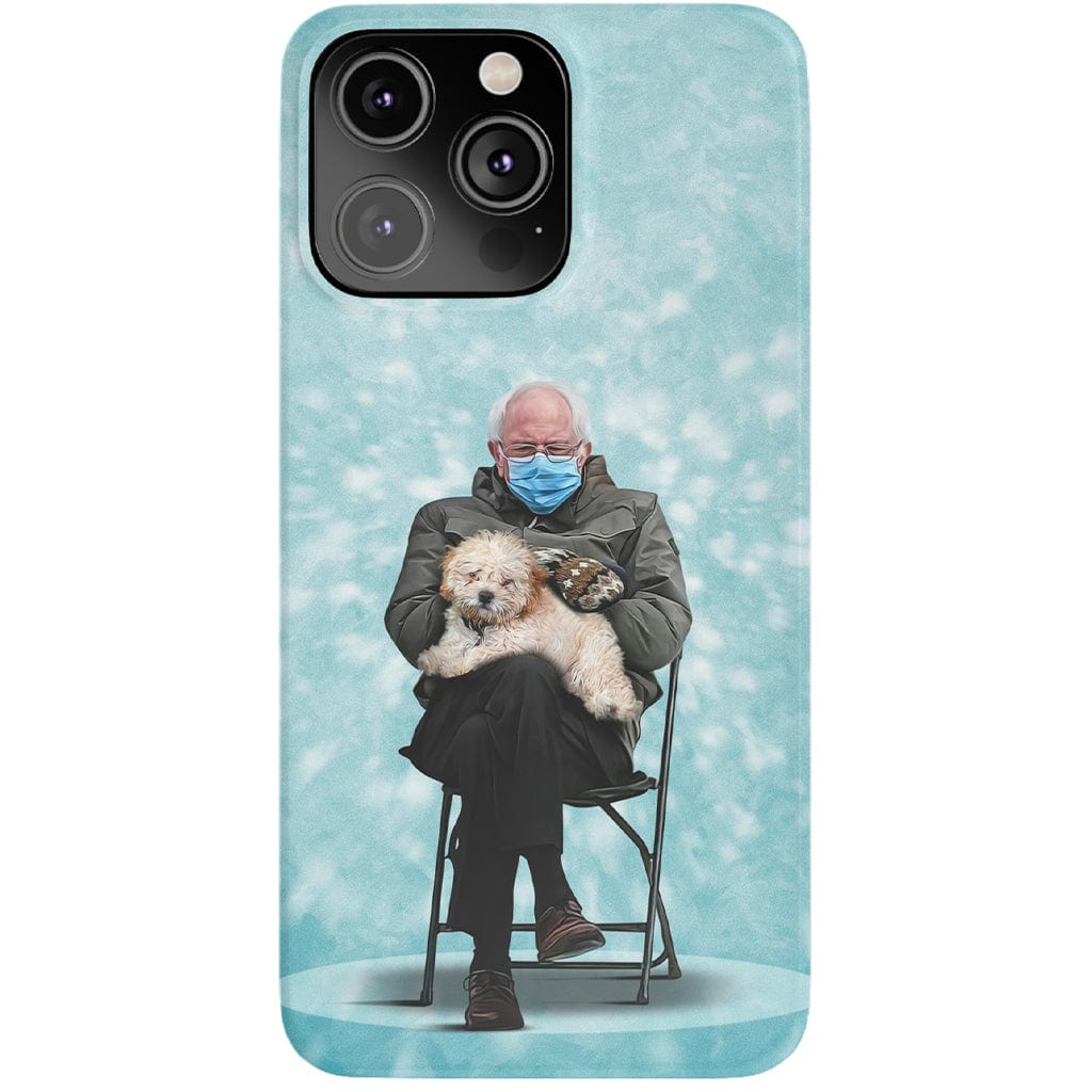 Funda para móvil personalizada &#39;Bernard y su mascota&#39;