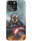 Funda para teléfono personalizada 'Capitán Doggmerica'